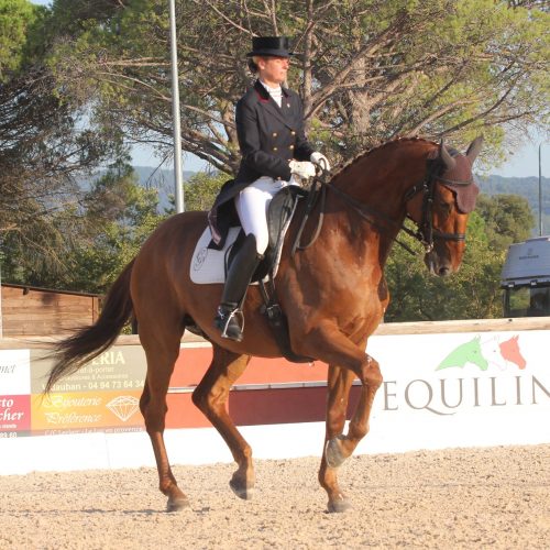 Isabelle Pinto et Darwin de Pic à Vidauban